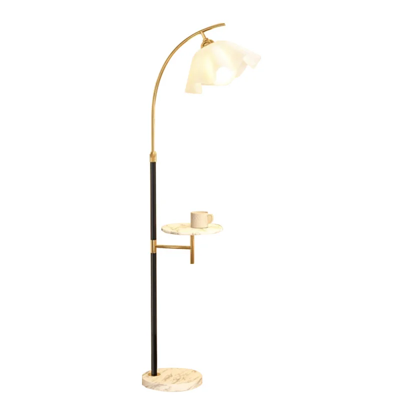 

Petal floor lamp living room cream wind Nordic bedroom bedside light luxury