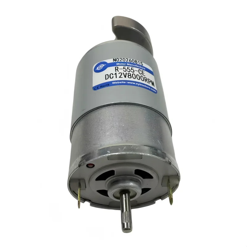 R-555 miniature vibration motor, fan-shaped small motor, has long service life and can perform forward and reverse rotations.