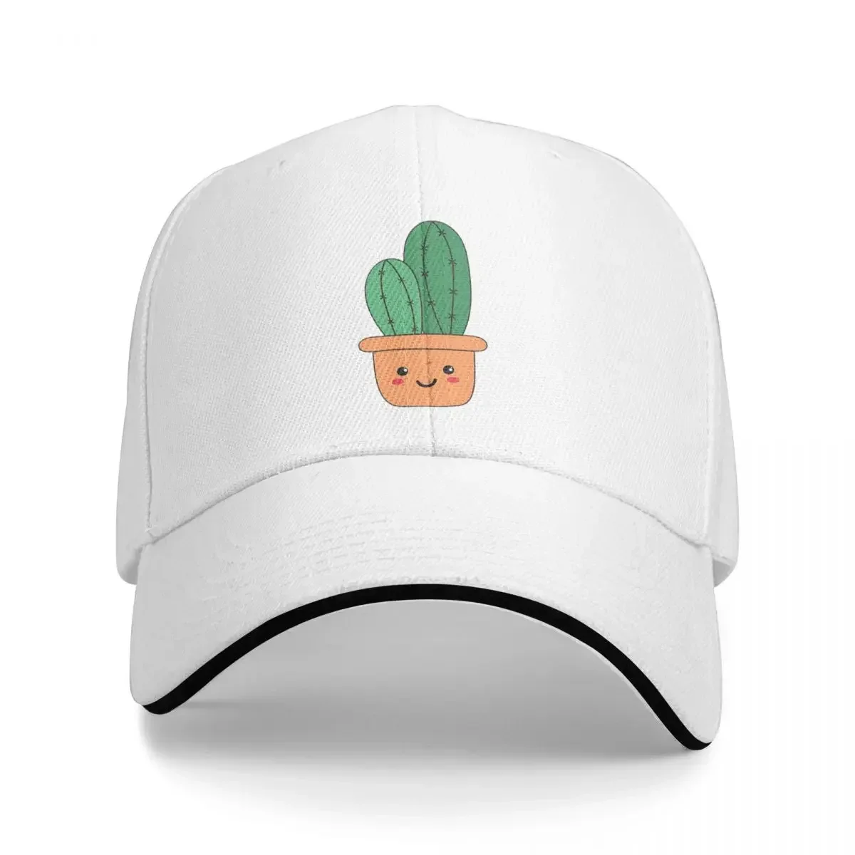 Adorable & Cute Smiling Cactus Cap Fashion Casual Baseball Caps Adjustable Hat Hip Hop Summer Unisex Baseball Hats