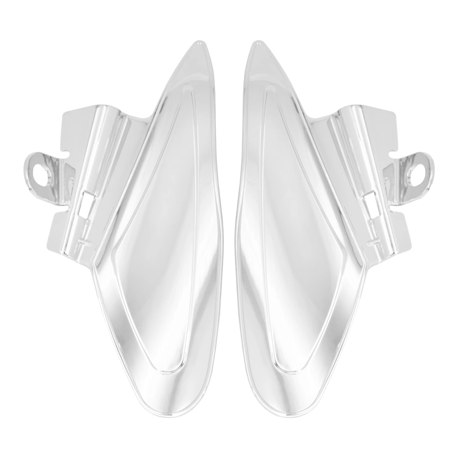 Motorcycle Chrome Reflective Saddle Heat Shields Air Deflector For Indian Chief Classic Vintage Roadmaster Chieftain 2014-2022 view 3
