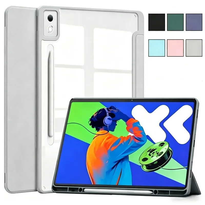 

Чехол-подставка для планшета Lenovo Xiaoxin Pad Pro 12.7 2025, акриловый чехол-футляр Idea Tab Pro 12.7" TB373FU/TB375FC