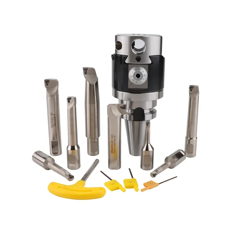 

Factory Supply Milling Machine Head Bt40 Fine Boring Head Precision NBH2084 Micro Boring Head Set