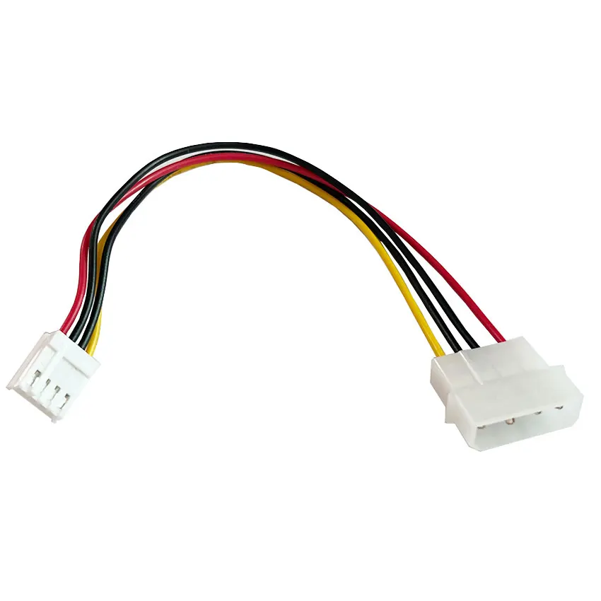 5PCS 4Pin Molex To 3.5 Floppy Drive Fdd Internal Power Cable Adaptor 20cm Cable de alimentación del adaptador 2021