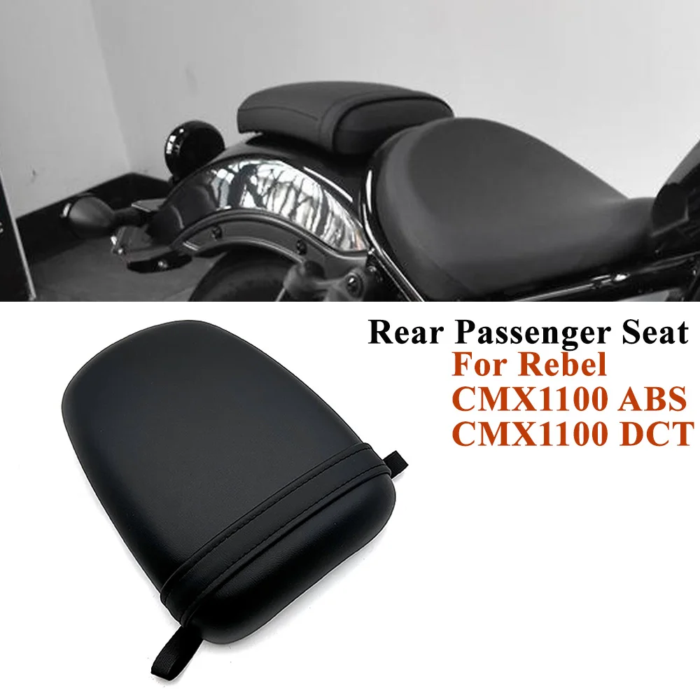 

Black Rear Passenger Seat Cushion For Honda Rebel 1100 CMX1100 cmx 1100 ABS DCT 2021 2022 2023 2024 Motorcycle Accessories