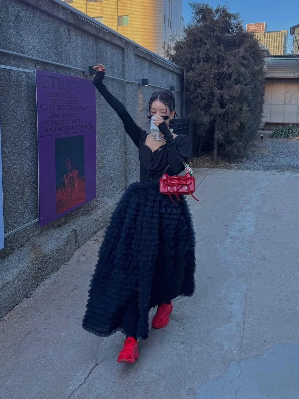 

Heavy Embroidery Tulle Skirt Women's Spring Court Sle High Waist Puffy Long Skirt Cake Skirt f Body Skirt Online Exclusive