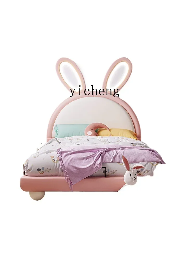 Girl Princess Bed Suspended Single Bedroom Girl Bed New Furniture Chasing Light