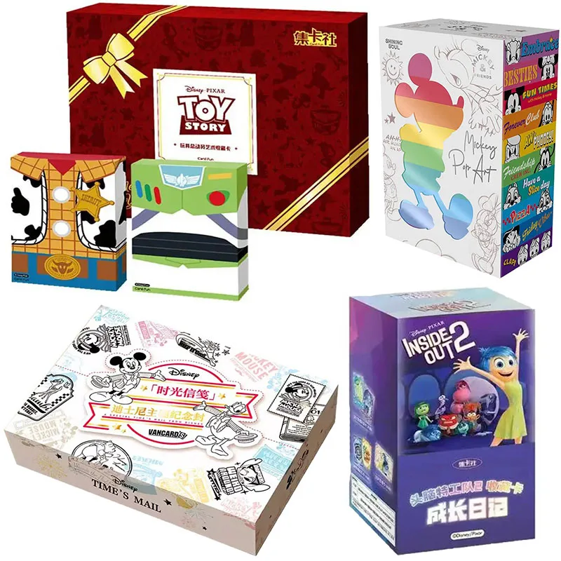card.fun Disney Card Time's Series Time Letter Mystery Box Echte Sammelkarten Spielzeug Geschenke für Feiertage und Geburtstage für Jungen und Mädchen