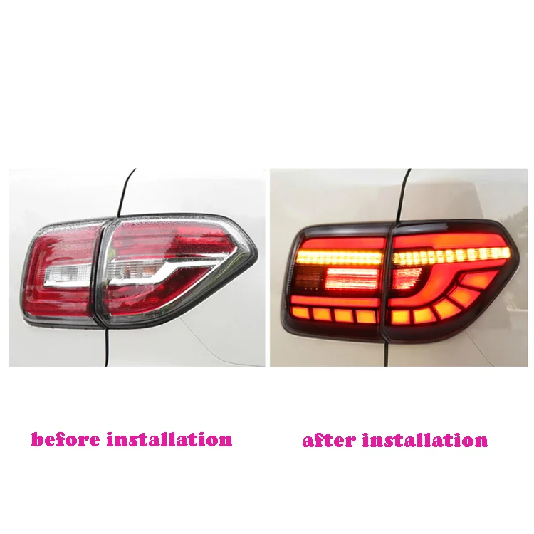 Led streamer taillight car rear brake taillight upgrade retrofit taillight for Nissan patrol Y62 2012-2019