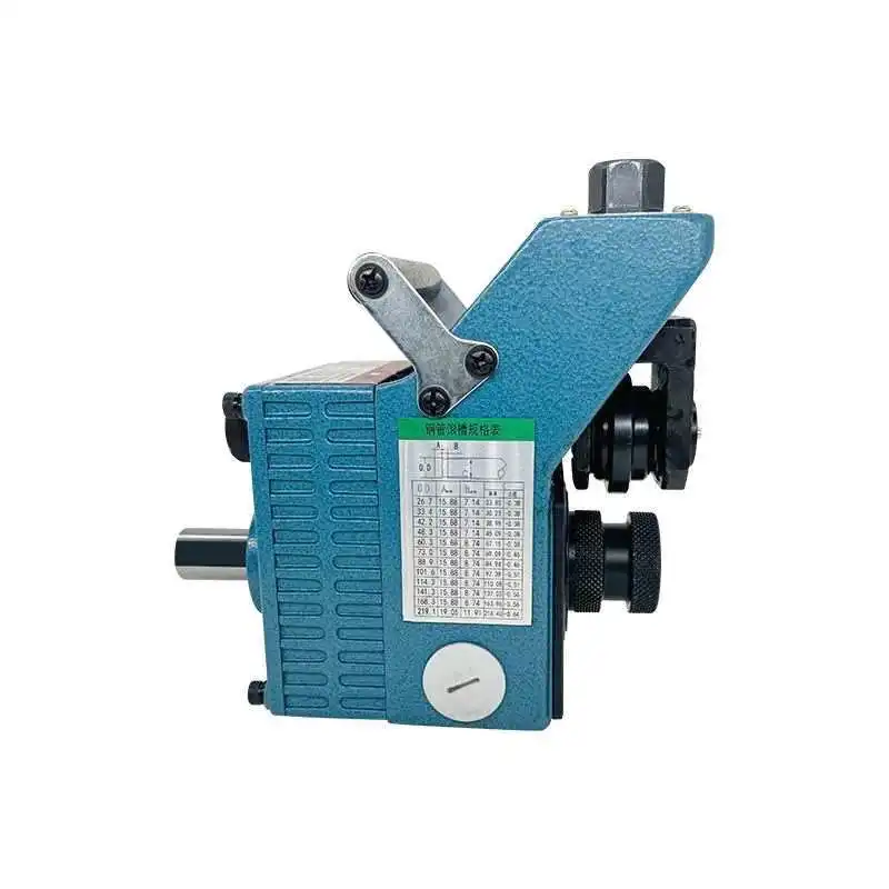 Small hand-cranked roller grooving machine galvanized pipe fire pipe stainless steel pipe grooving machine
