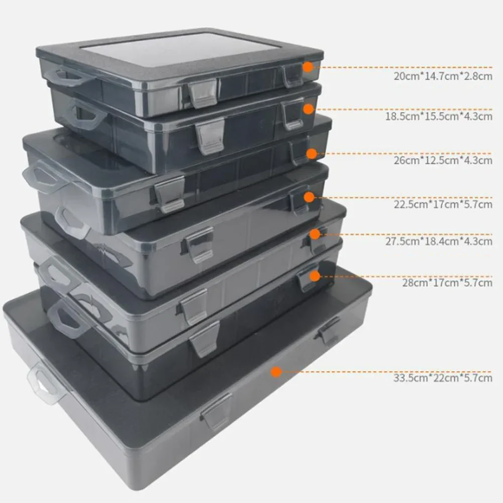 Drill Bit Grid Box Electronic Component Box Garage Workshop Classified Storage Impact-resistant Engineering Plastic