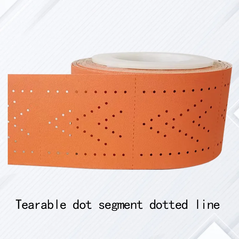 Orange Sandpaper Roll Rectangle 70mm/12m Suitable For Hand Planing 125/198/400mm Car Dry Grinding Putty  Abrasive