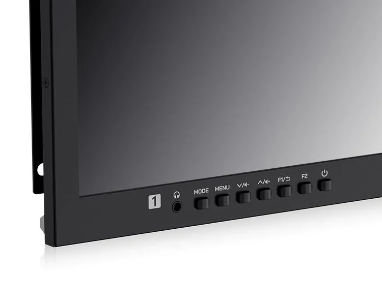 شاشة Feelworld D101 PLUS 10.1 بوصة 4RU Rackmount 4K Full HD شاشة مزدوجة HDMI متوافقة مع SDI 1920x1200IPS للتسجيل