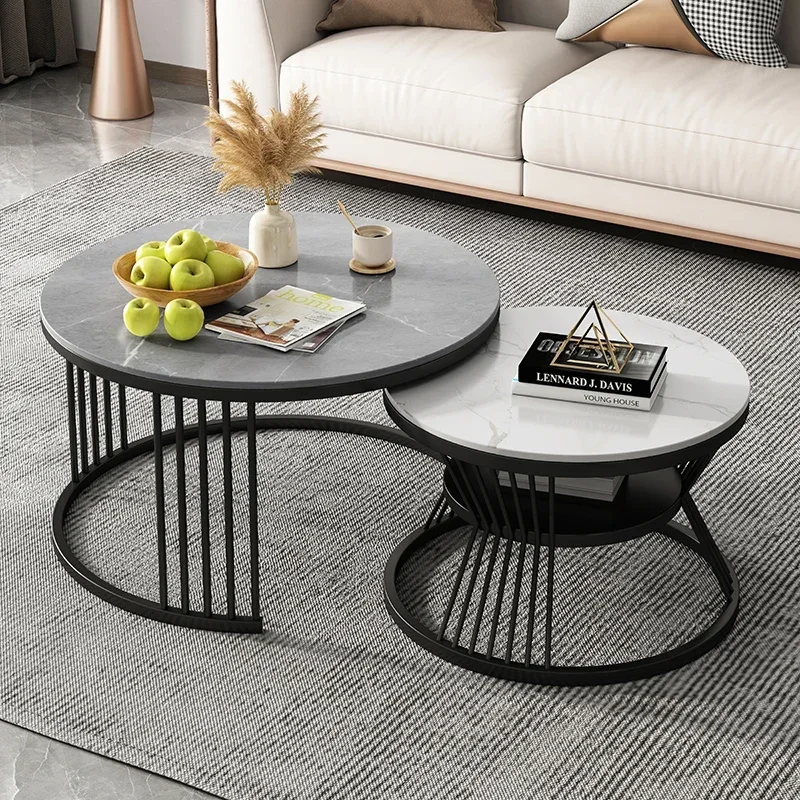 

Nordic Plastic Sofa Side Tables Small Corner Coffee Table Home Decor Low Bedside Tables Living Room Round Small Stool Furniture