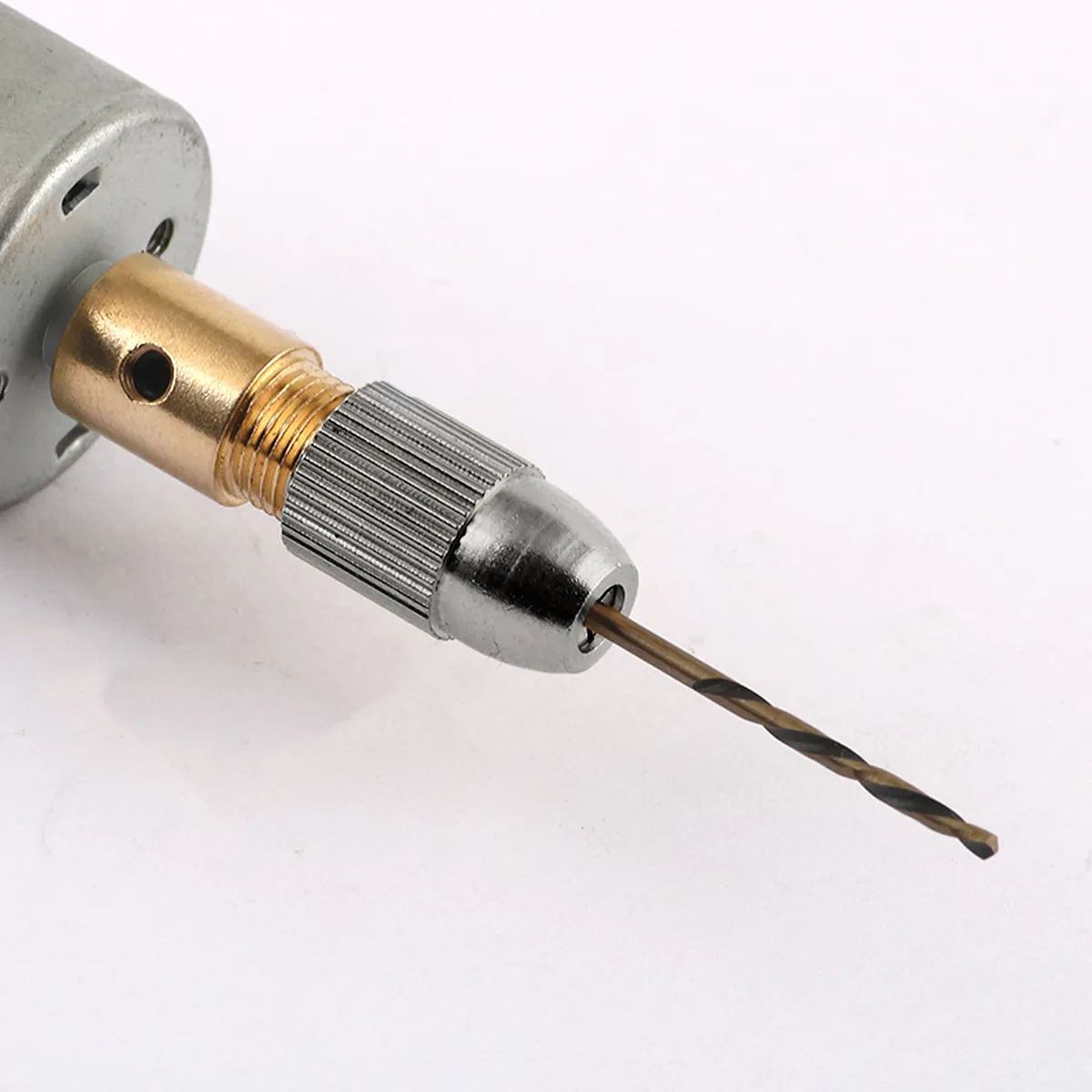 

22Pcs Electric Grinder Chuck with Copper Collets for Drilling ABS Wood Cardboard 4.8mm 4.2mm Tail M8 Nut Included
