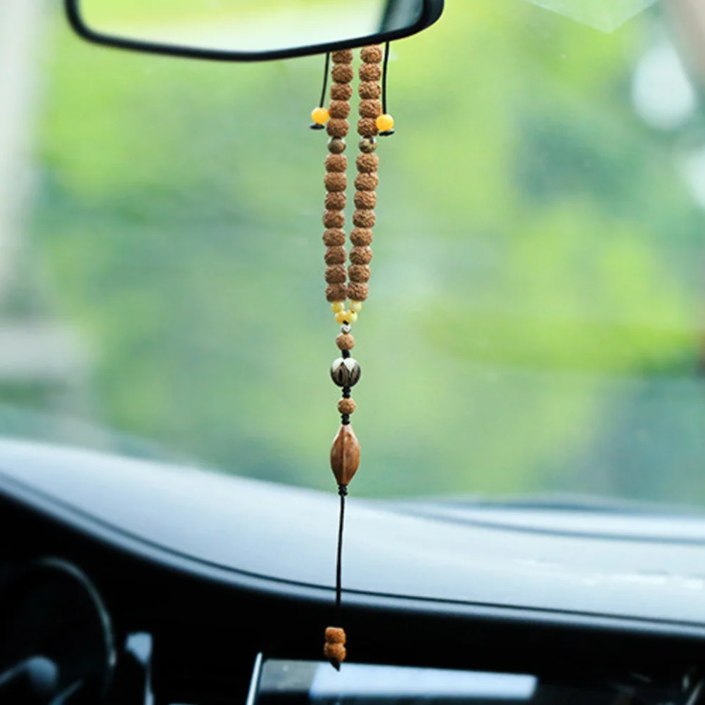 

1pc Hanging Pendant Premium Durable Vajra Bodhi Style For Car Decoration Rearview Mirror Gift Car Accessories Hanging Pendant