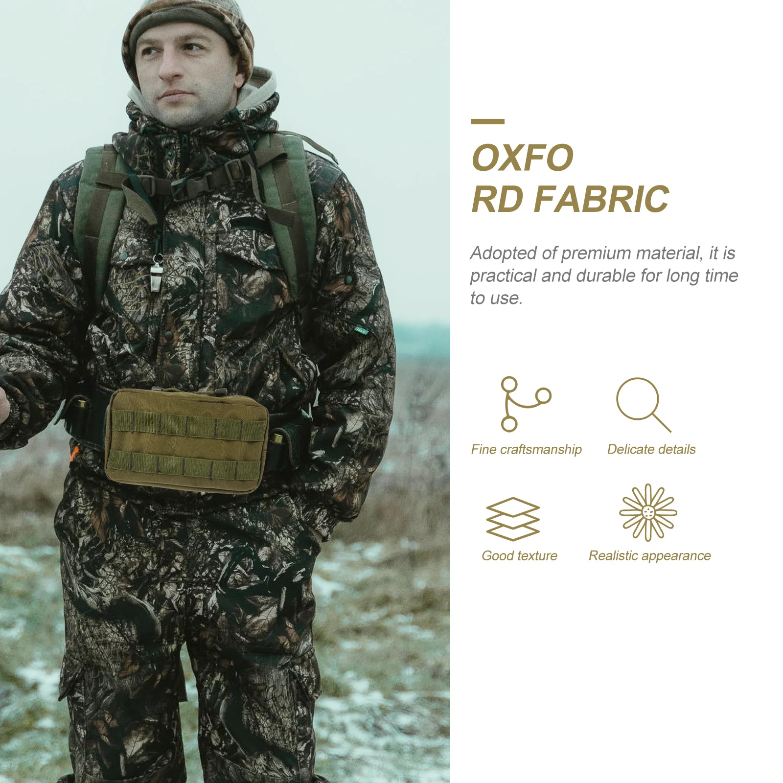 

Portable Bag Outdoor Multi-Function Emergency Bag Wear-Resistant Convenient Medical Storage Accessory