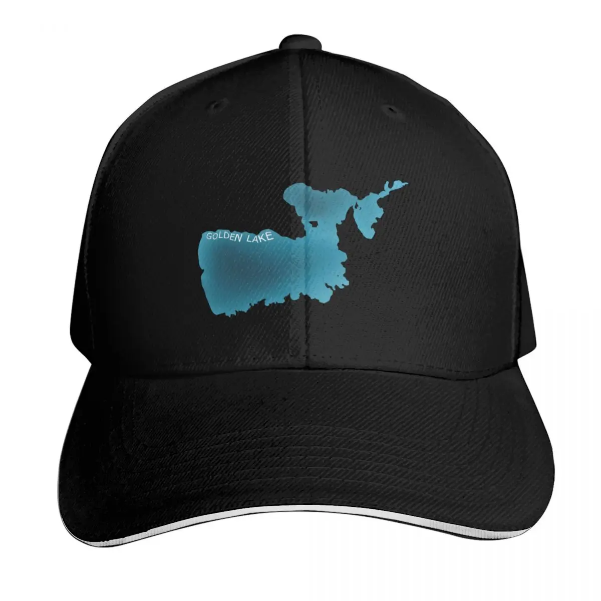 Gorra de béisbol Golden Lake Map Online, sombrero de talla grande, sombreros únicos, gorros para golf, gorros con capucha para hombre y mujer
