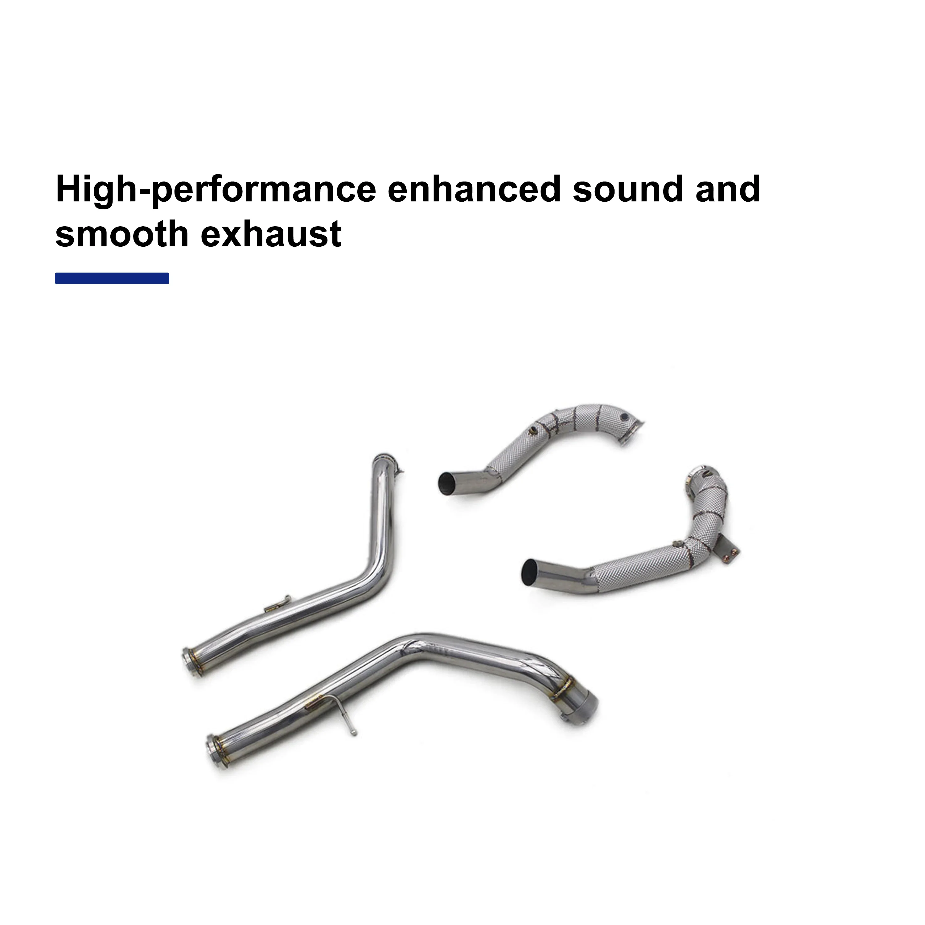 ACE Auto-Zubehör für Mercedes-Benz G63 W464 4.0T Auspuff-Downpipe mit Hitzeschild Hochwertige SUS304 Auspuffanlagen – Detail 8