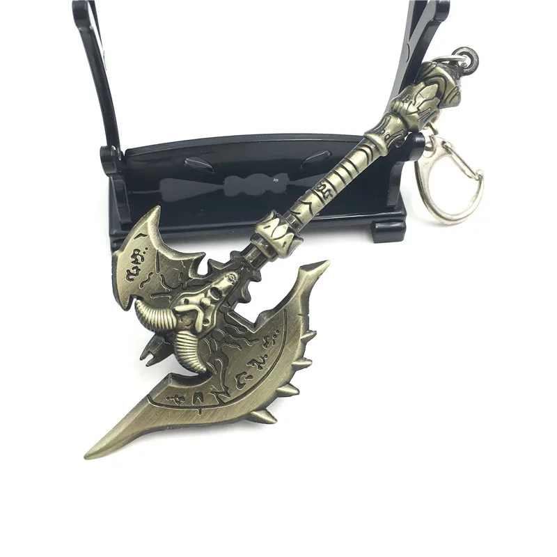 Chaveiro de brinquedo wow, chaveiro de 12cm com armas, modelo king frostmourne, acessórios da aliança, chaveiros, lembranças, presentes