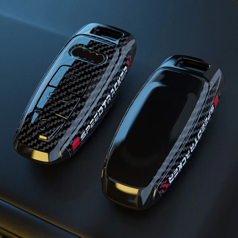 Funda para llave remota de coche, funda protectora para llavero de gamuza para Audi A3 A4 B9 A6 A7 4K A8 e-tron Q5 Q8 C8 D5 SQ8