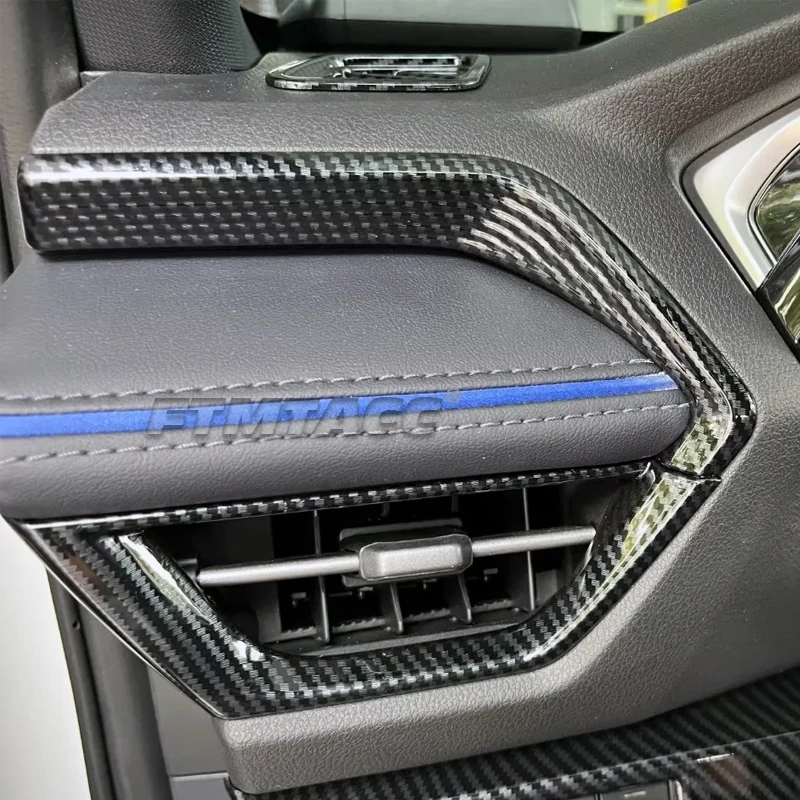 RHD لتويوتا يارس كروس 2024 2025 مقبض الباب الداخلي نقل التحول الأكشاك والعتاد مخرج تيار متردد تنفيس غطاء إطاري الكسوة #3