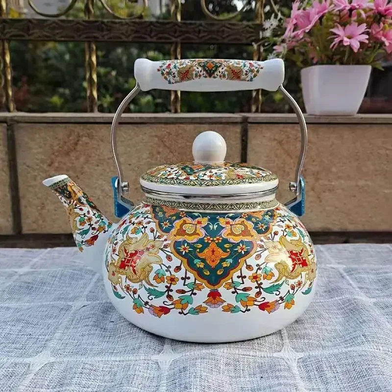

1.5-4L Thickened Enameled Teapot Heated Enameled Teapot Kettle Enameled Teapot Coffeemaker