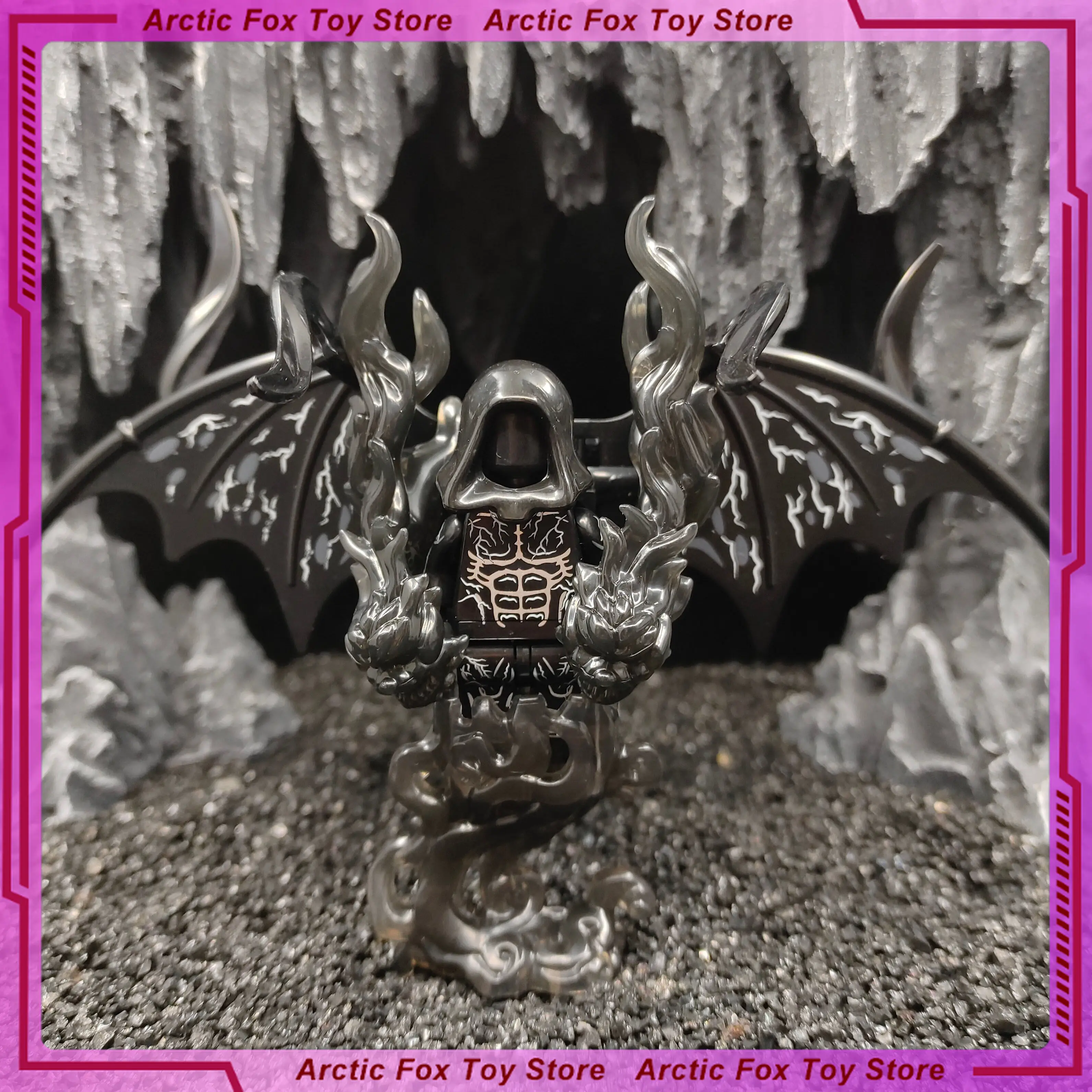 

World of Warcraft Game Figure Lich King Peripheral Model Assembling Building Blocks Desktop Decoration Ornaments Kids Gifts Toys