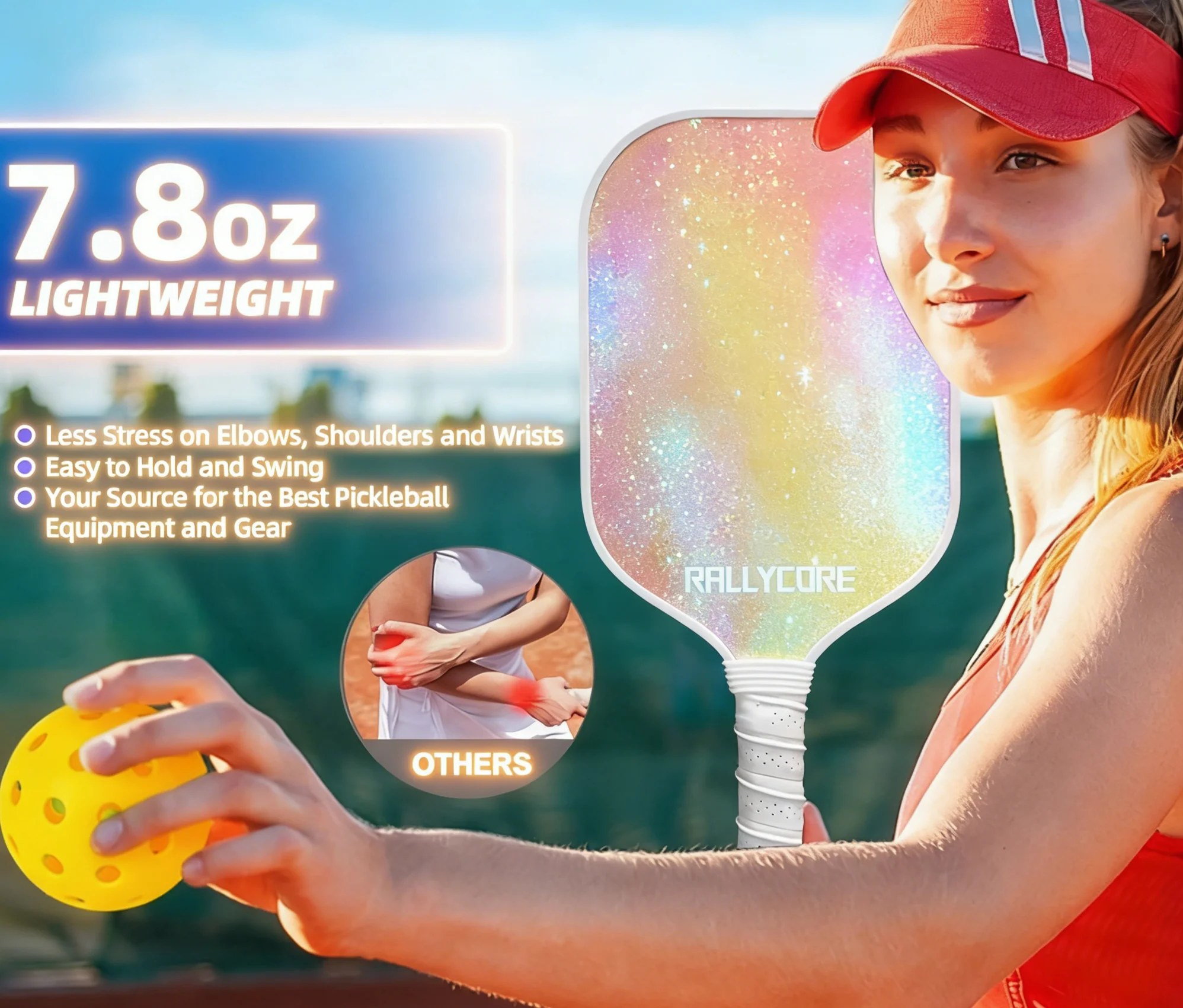 

The Perfect Pickleball Gift Set: 2 Premium Paddles, 4 Balls & Portable Bag for Adults & Players, Ideal for Birthdays