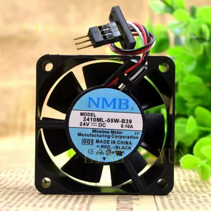 Z  FOR  NMB 2410ML-05W-B39 6025 DC24V 0.10A 6CM 3-Pin Cooling Fan