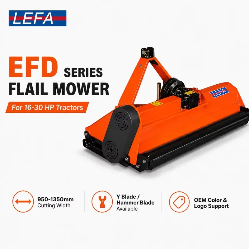 2026Hot New Tractor 20-50HP Use Small Flail Mowers for Sale