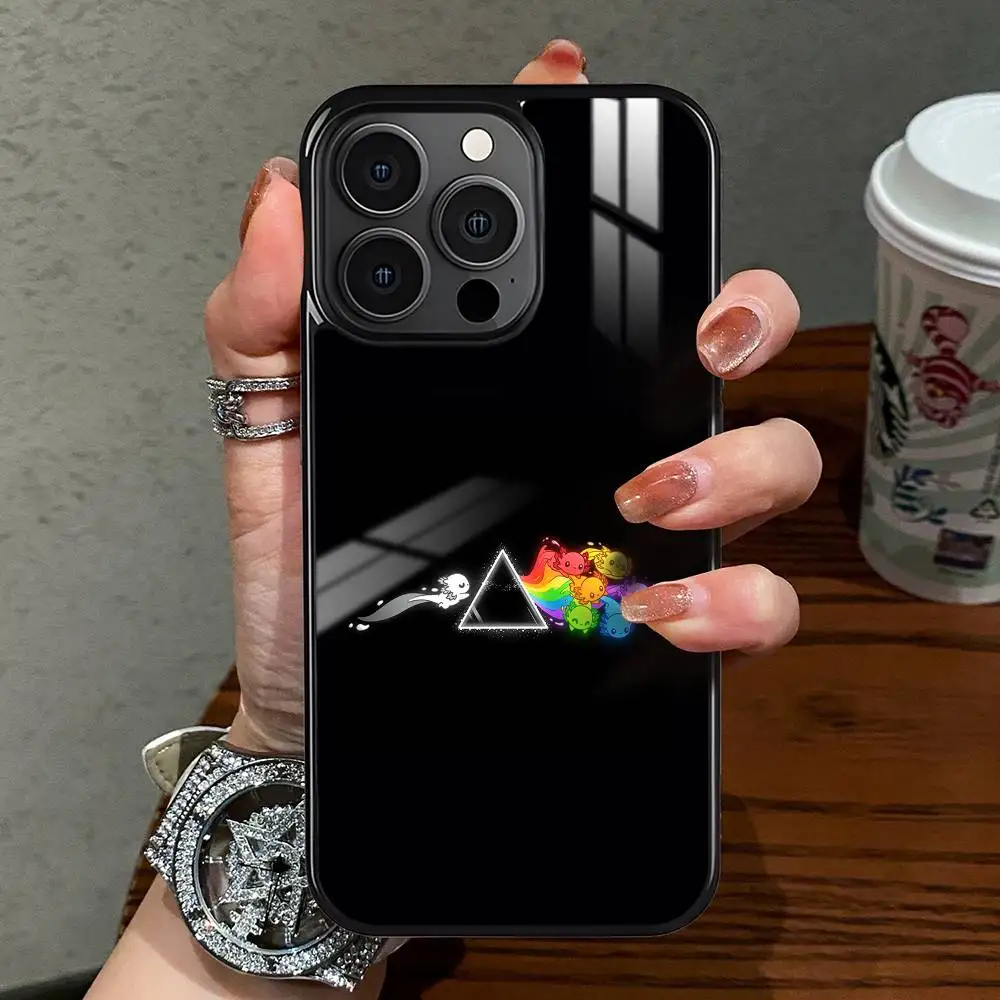 

Cute Axolotl Phone Case For iPhone 17 16 15 14 13 12 11 Pro Xs Max Mini Plus Celulares Hard Funda