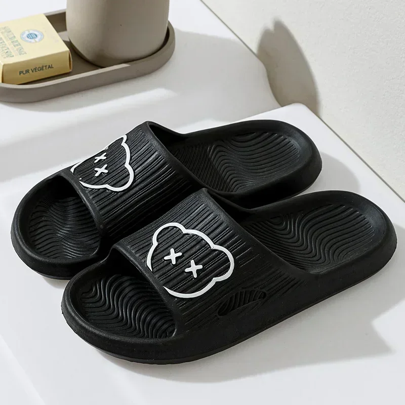 Slippers For Women Summer Flat Sole Non-Slip Unisex Slides Warm Indoor Light Eva Men Couples Indoors Ladies Cartoon Cute Shoes