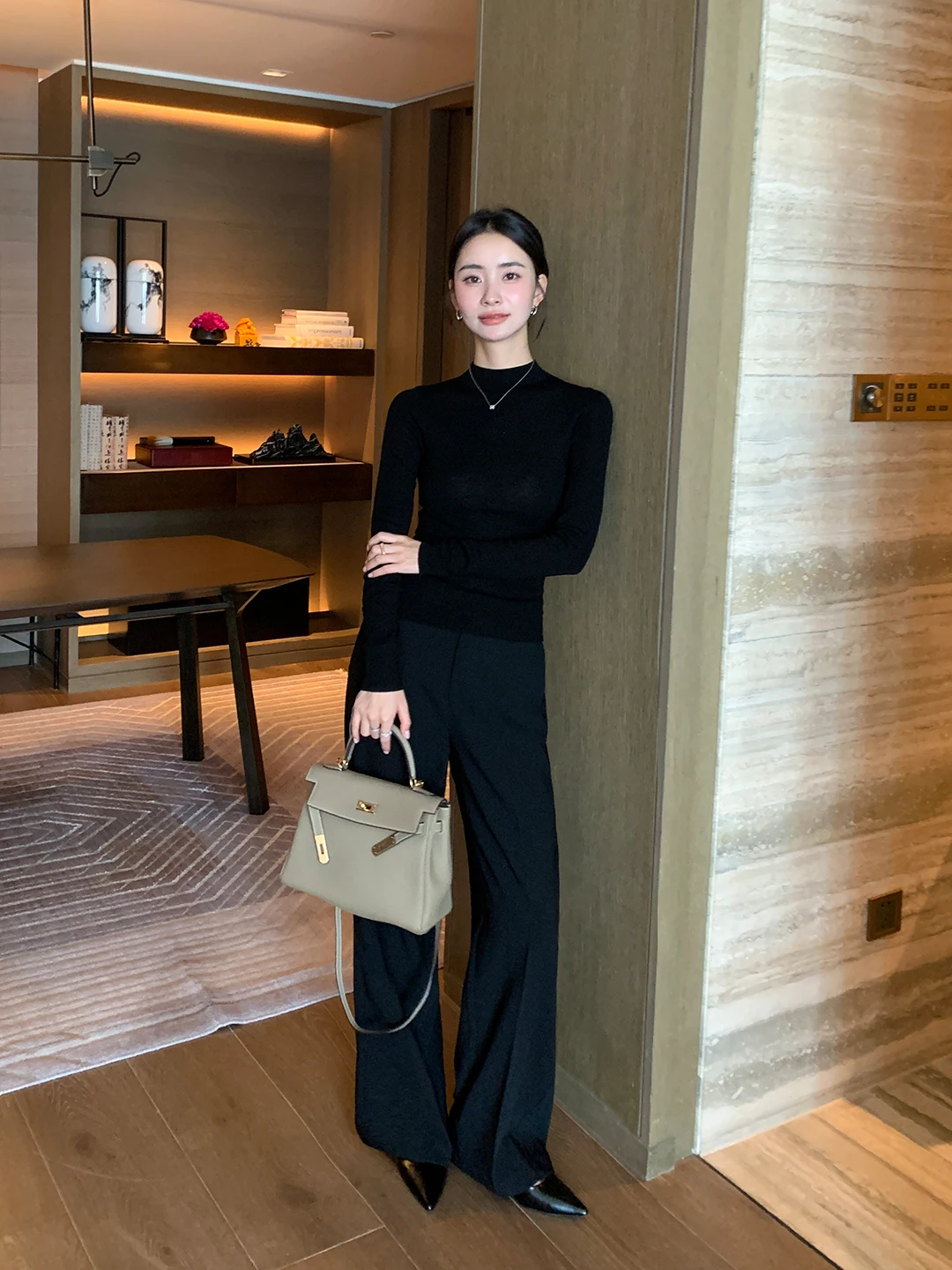 

Женские брюки Maven Lin Bla: повседневные, прямые, широкие, с высокой талией, изысканные, струящиеся, для офиса и повседневной носки