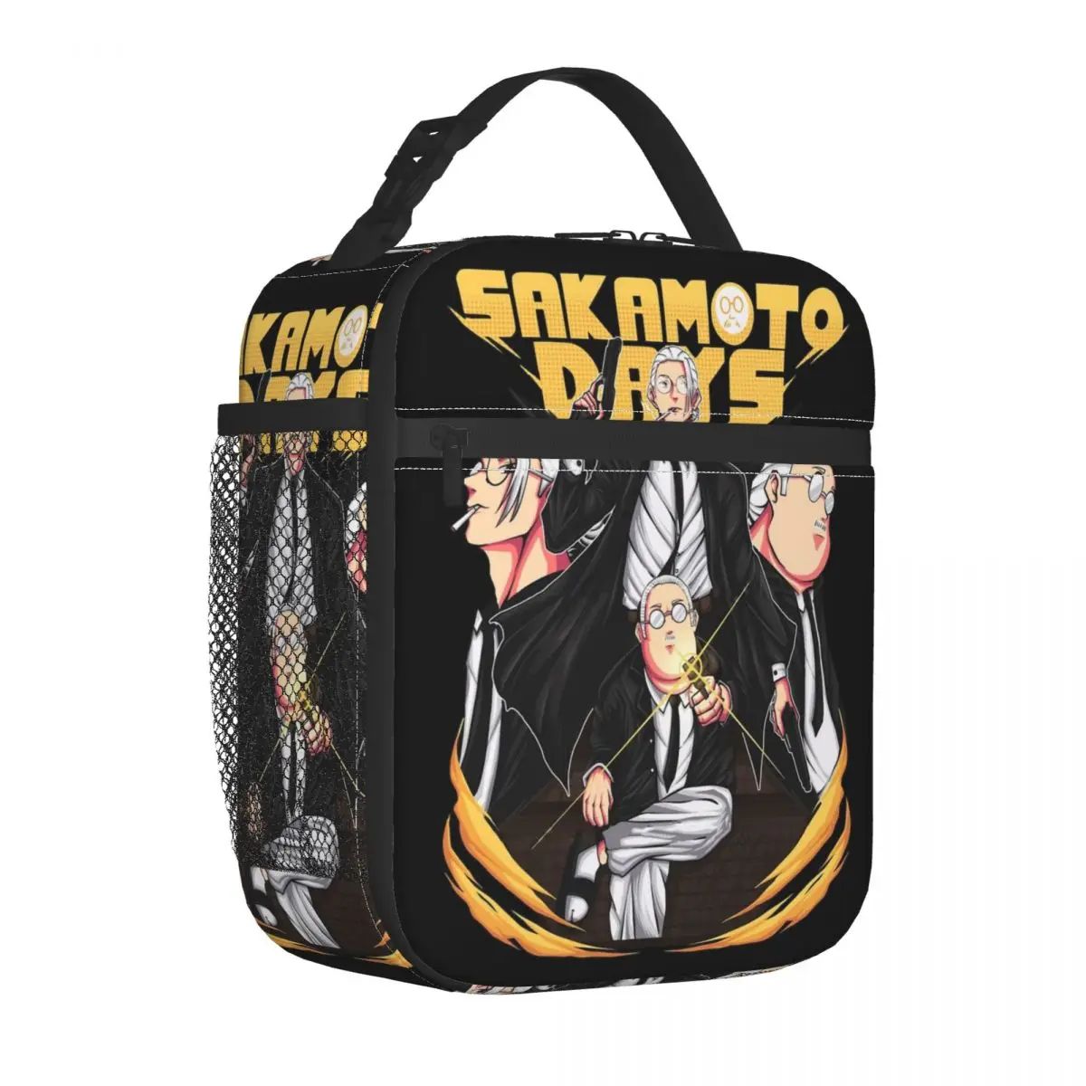 

Sakamoto Days Anime Thermal Insulated Lunch Bag for Work Taro Sakamoto Reusable Bento Box Cooler Thermal Food Box