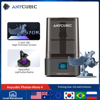 PRESALE ANYCUBIC Photon Mono 4 3D Printer 7 Inch 10K high-definition screen High Speed UV Resin 3D Printer Printing 153x87x165mm