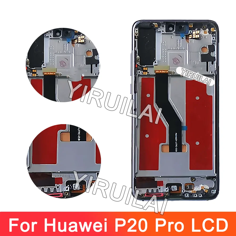 6.1 en effet affichage de haute qualité pour Huawei P20 Pro LCD écran tactile Hébergements eur assemblée remplacement pour CLT-L09 écran CLT-L29