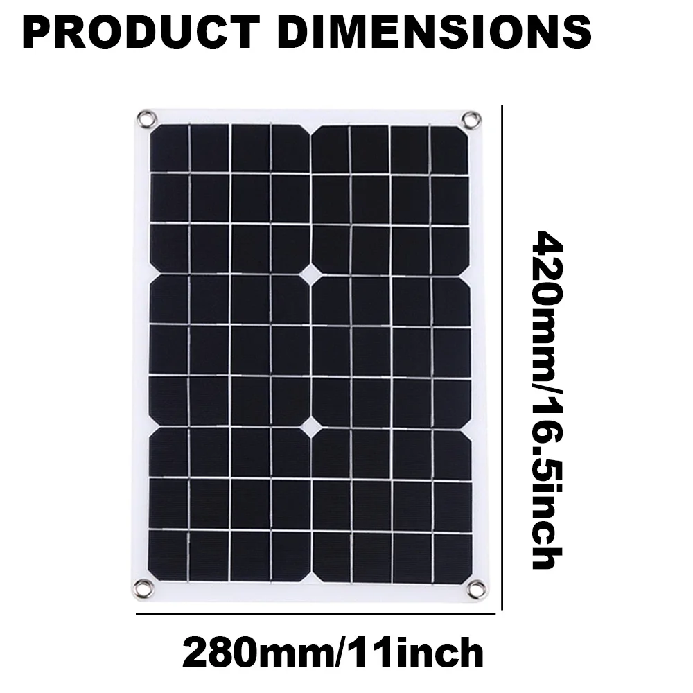 SOECOPO 1000W Portable Solar Panel Kit - 2*18V Photovoltaic Panels for Camping. Includes Free 100A Controller & USB 5V Charging. view 5