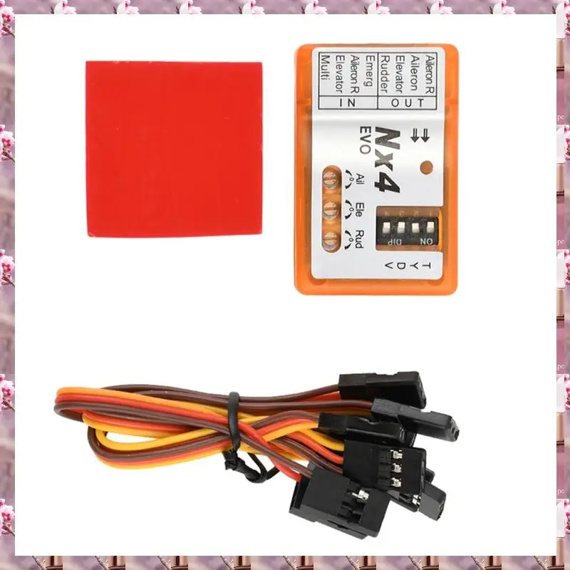 2025 NX4 PRO/EVO Flight Controller 3D Flight Gyroscope Balance For Fixed-Wing Aircraft Support Rate/Hold/Gyro Off Mode B,NX4 PRO