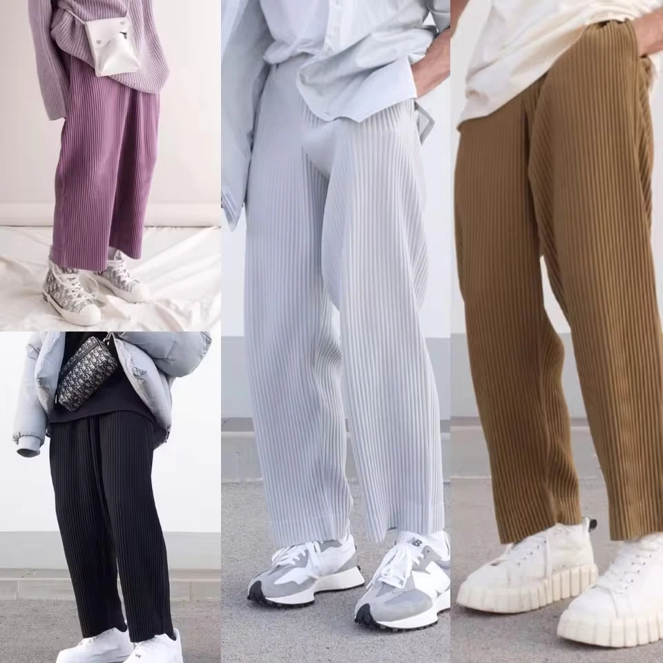 

Autumn New Mens Casual Pants Oversized Loose Casual Versatile Straight Leg Pants for Men