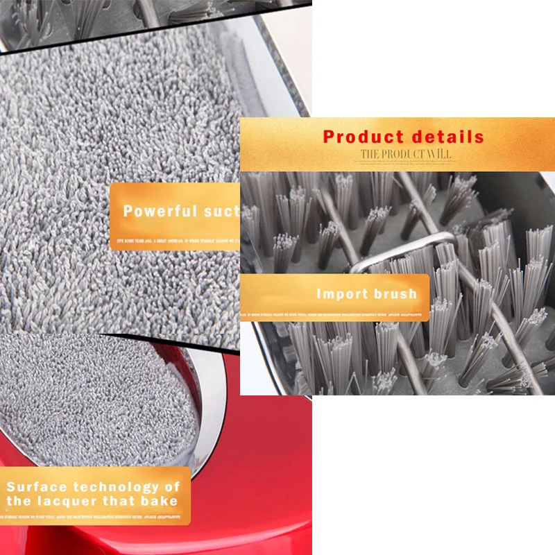 อุปกรณ์ขัดรองเท้าอัจฉริยะ 220V เครื่องทําความสะอาดรองเท้าเครื่องทําความสะอาดพื้นรองเท้าแทนเครื่องคลุมรองเท้า