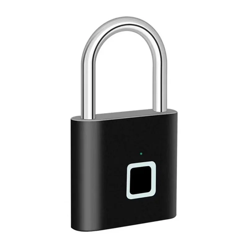 【ใหม่】Keyless USB ชาร์จลายนิ้วมือล็อคกุญแจสมาร์ทล็อคประตูกันน้ําแบบพกพากุญแจป้องกันการโจรกรรม