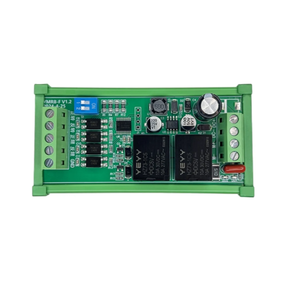 Módulo controlador de Motor de CC de YMR8-F, placa de avance y retroceso con Límite, DC7-30V de ciclo automático para Motor de engranaje de cepillo de CC/CC