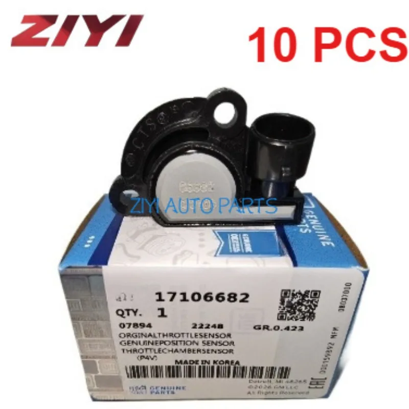 

10PCS 17106682 TPS Throttle Position Sensor For for Chevrolet Aveo GMC Buick Daewoo Kalos Lacetti Pontiac Opel Astra Glory 330