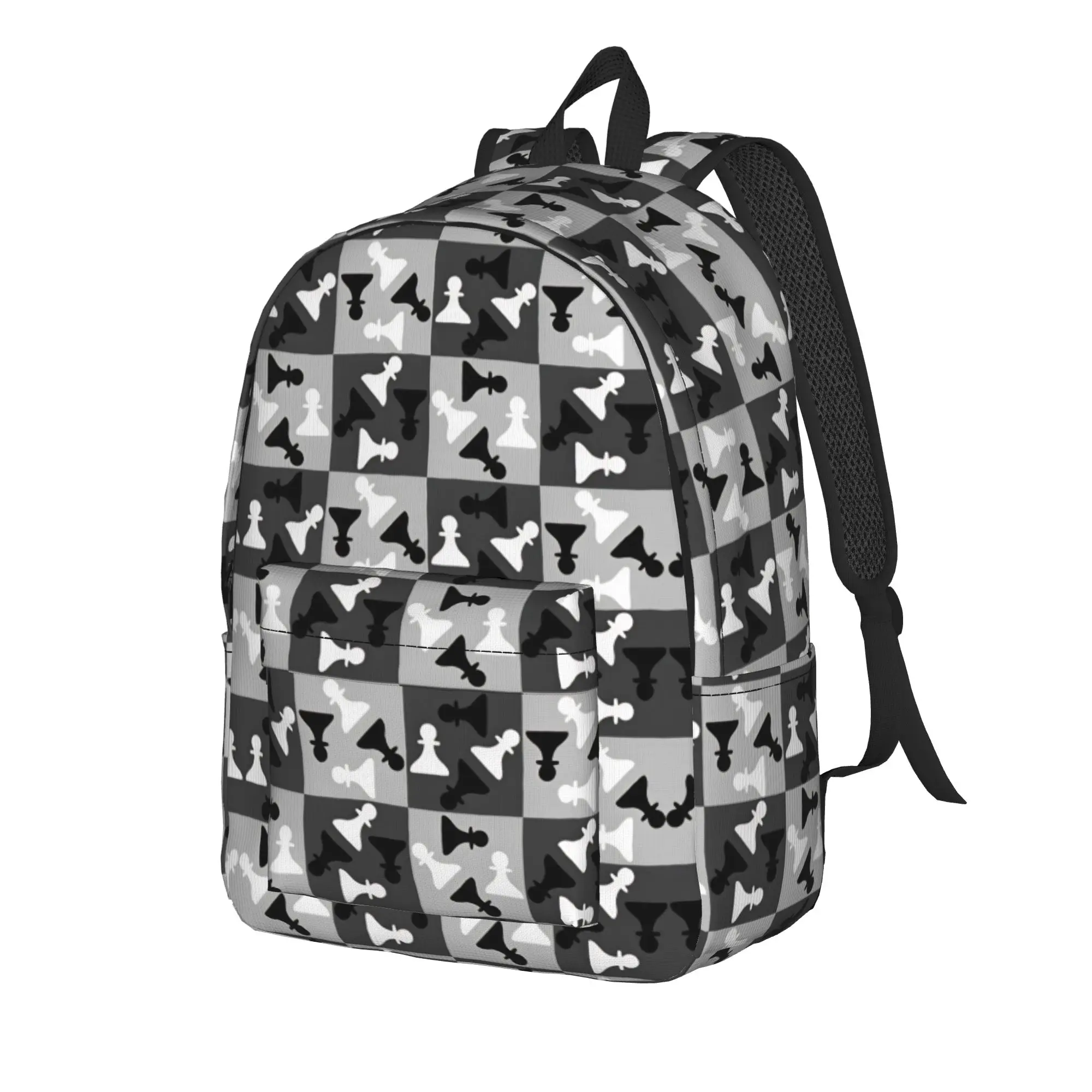 Chess Lover Backpack  Streetwear Backpacks Women Workout Durable School Bags High Quality Rucksack