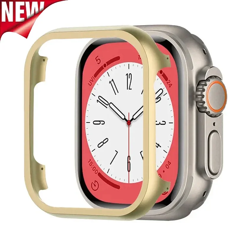 Apple Watch Ultra 2 49mm、10、9、8、7、46mm、42mm、45mm、41mm、iWatch 6、5、4、SE、44mm、40mm対応 アルミ合金製保護ケース/フレーム
