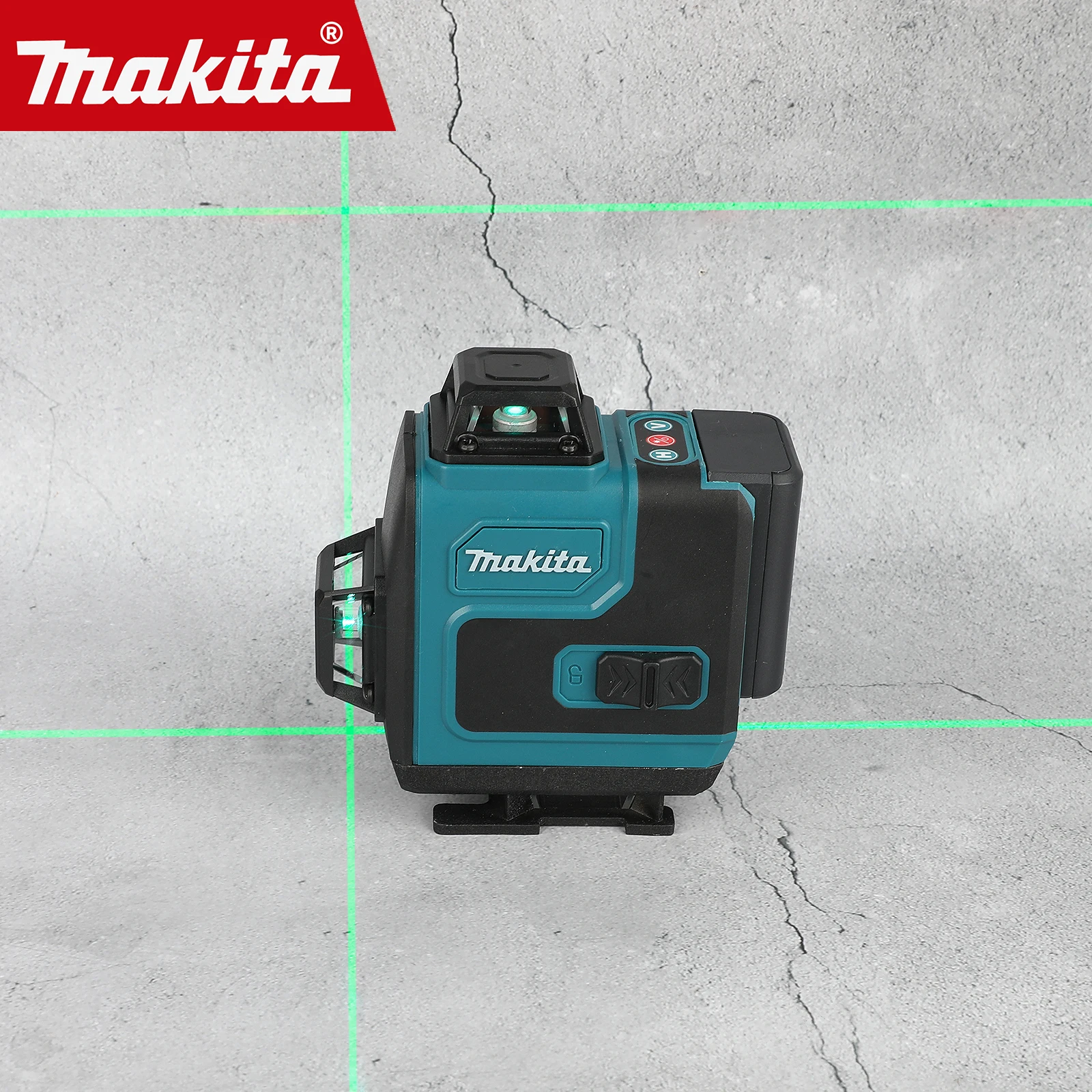 Makita 16-Line Laser Level Green Line Self-Leveling High-precision Portable 360 Vertical Cross Super Powerful Green Beam