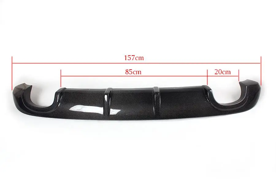 FRP Black / Carbon Fiber Auto Car Rear Bumper Diffuser Lip Spoiler for KIA K5 Optima 2013-2017 Rear Diffuser Lip Guard
