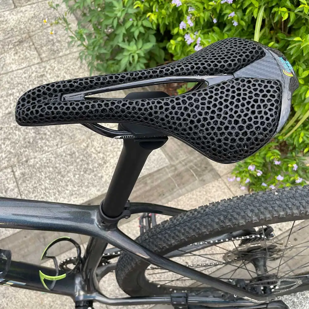 Elitaone 3D Printing Saddle 245x145mm Ultralight 165g Carbon Road/MTB Bike Saddles Carbon Rails 7x9mm view 6