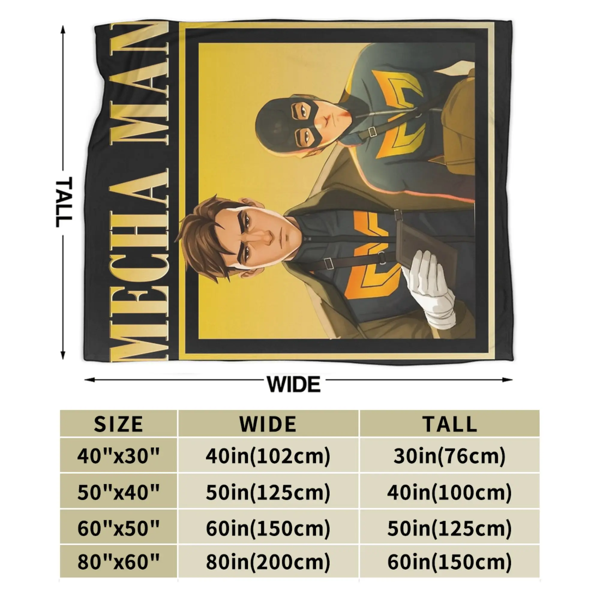 Mecha Man Robert Dispatch Game البطانيات الفانيلا الصيف تكييف الهواء تنفس لينة رمي بطانية للسرير الأريكة المفارش