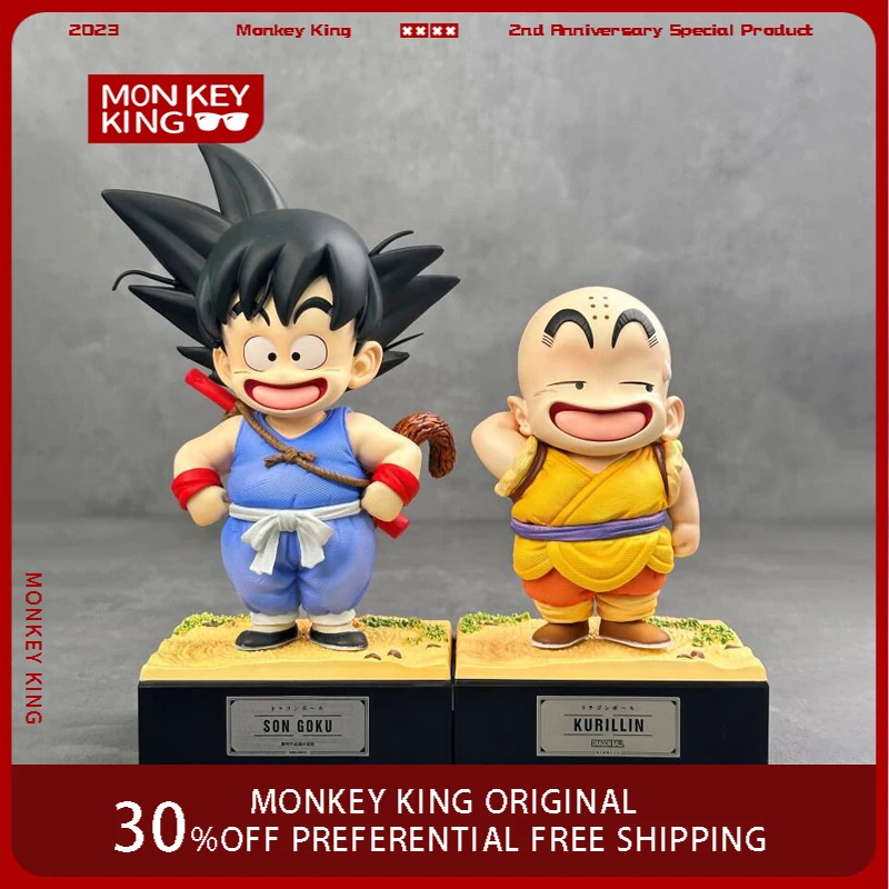 

14 см фигурка Dragon Ball Son Goku, фигурка Krillin, аниме, экшн-коллекция, система, настольные украшения, праздничный подарок, игрушки